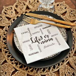 Lífið er núna - servíettur